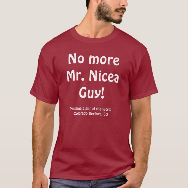 Pas plus de M. Nicea Guy ! T-shirt (Devant)