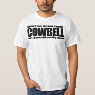 Pas plus de T-shirt de sonnaille
