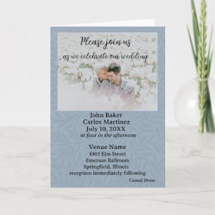 ( pas prêt) Invitation aux feuilles bleues poussié
