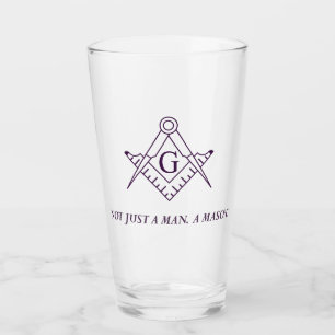 "Pas Seulement Un Homme. Un Mason." Verre à boisso