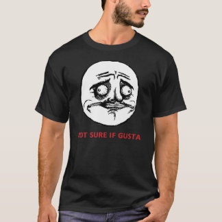 Pas sure si Gusta - T-shirt noir