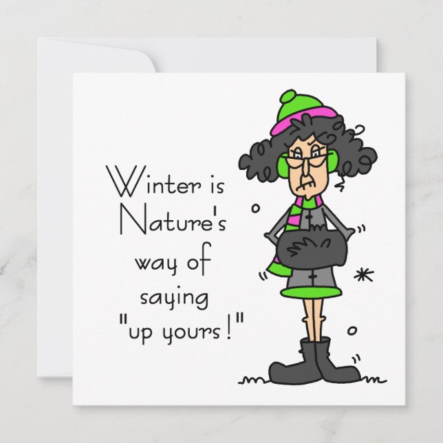 Pas un fan d'hiver (Devant)