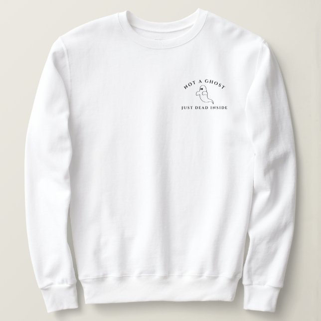 Pas Un Fantôme Juste Mort Dans Le Sweatshirt D'Hal (Design devant)