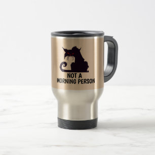 PAS UN MATIN PERSONNE CAT VOYAGE CAFÉ MUG