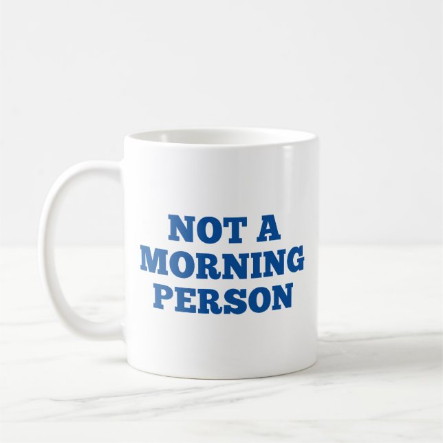 Pas Un Morson Café Mug (Gauche)
