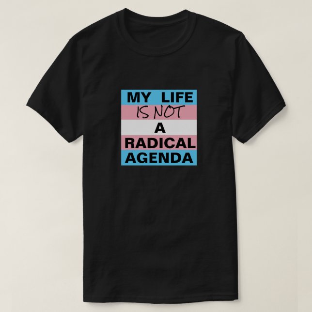 Pas un T-shirt radical agenda (Design devant)