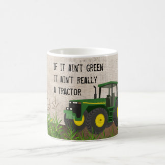 Pas un tracteur si ce n'est pas tasse de café