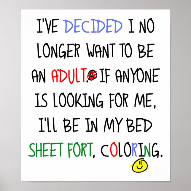 Pas une affiche drôle pour adultes (Devant)