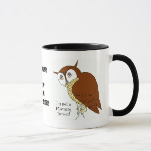 'Pas une personne du matin' Café Mug