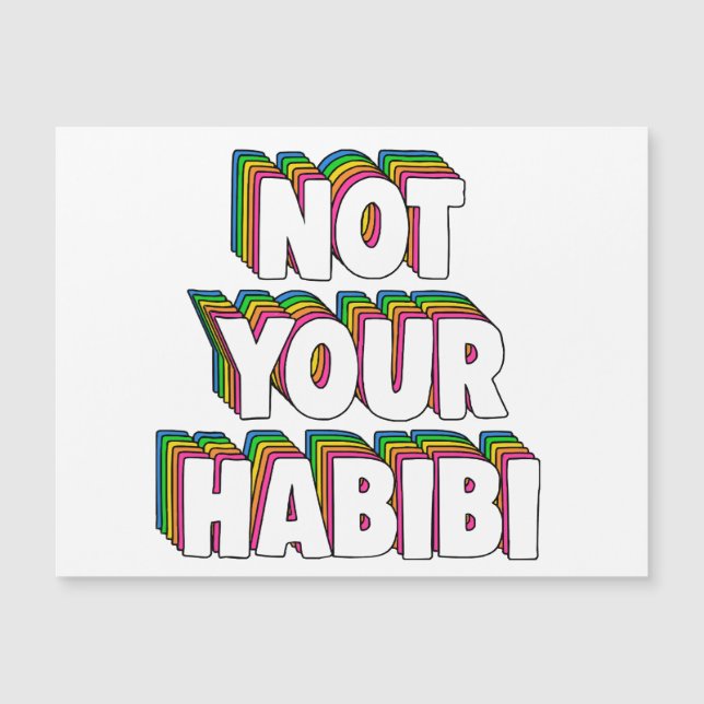 Pas votre Habibi (Devant)
