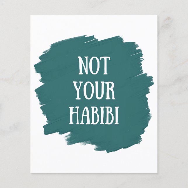Pas votre Habibi (Devant)