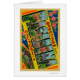 Pasadena, la Californie - grandes scènes de lettre