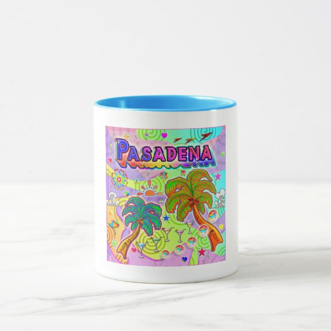 Pasadena Vacances Cible Mug (Centre)