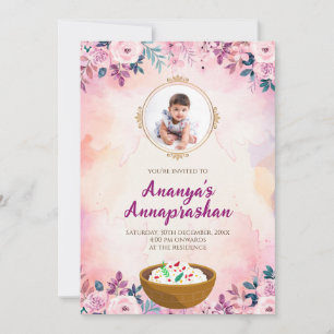 Pasni invitation Première cérémonie d'alimentation