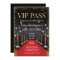 Pass VIP pour invitation avec tapis rouge
