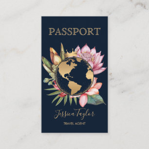 Passeport Agence de Voyage Carte Mondiale Passe D'
