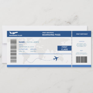 Passeport amusant, billet de carte d'embarquement