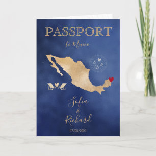 Passeport de Destination de Mariage Carte du Monde