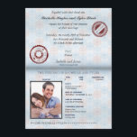 Passeport de France (NON VERROUILLÉ) Faire-part de<br><div class="desc">Cette invitation est faite pour ressembler à un passeport ouvert !</div>