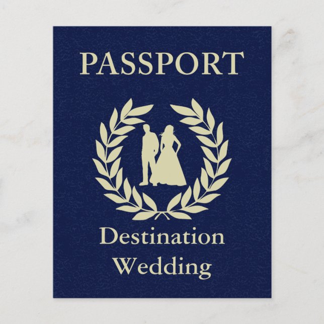 passeport de mariage de destination (Devant)