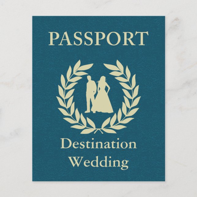 passeport de mariage de destination (Devant)