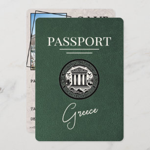 Passeport Grèce verte Enregistrer la carte Date