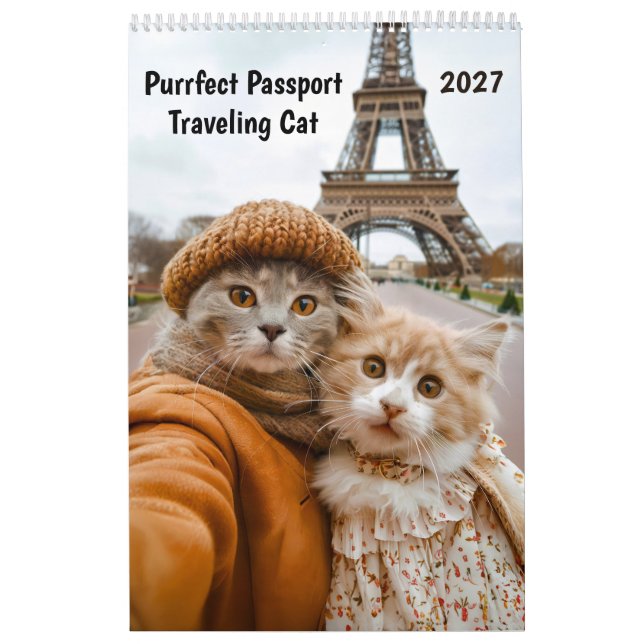 Passeport Parfait – Calendrier de Chat Voyageur 20 (Protection)