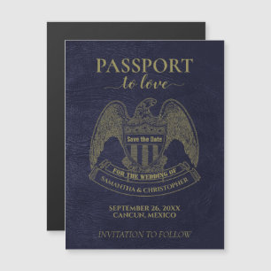Passeport pour aimer Mariage mignon Enregistrer l'