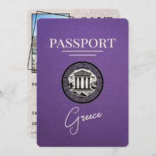 Passeport Purple Greece Enregistrer la carte Date