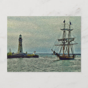 Passer La Carte Postale Du Phare