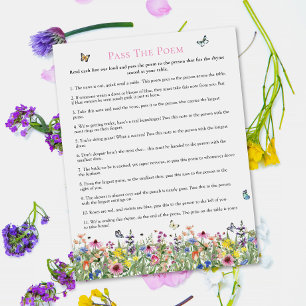 Passer Le Poème   Fête des mariées Fleur sauvage d