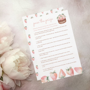 Passez le prix baby shower sucré baie jeu