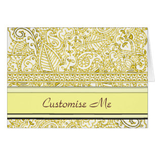 Passion de Paisley - jaune (henné)