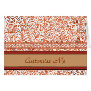 Passion de Paisley - orange (henné)