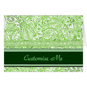 Passion de Paisley - vert (henné)