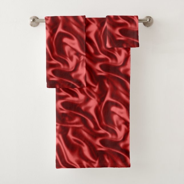 Passion Rouge Romantique Faux Satin (En situation)