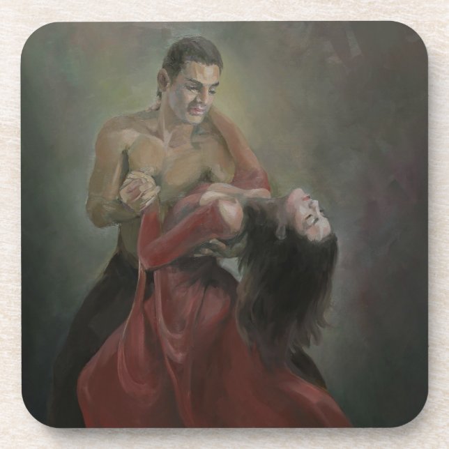 Passionné Paso Doble Cork Dessous de verre (Devant)