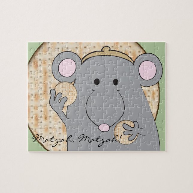 Passover "Matzah, Matzah!"  Puzzle pour les enfant (Horizontal)