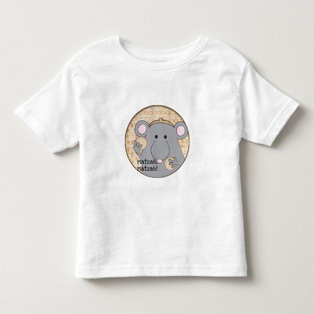 Passover "Matzah, Matzah" Toddler T-shirt (Devant)