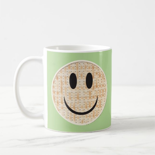 Passover Mug 11 oz. Pâque Joyeux Matzah (Gauche)