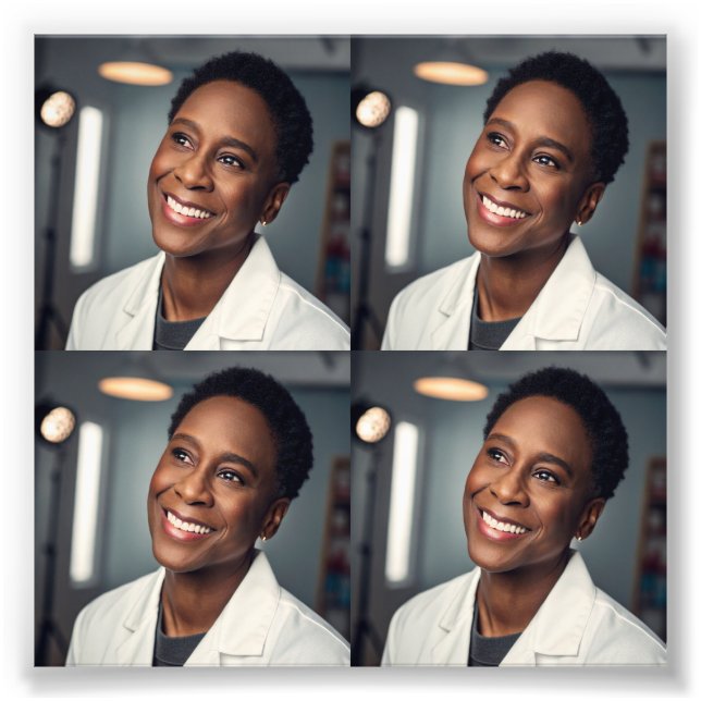 Passport Size Photo Print 2x2 Inch Image for Visa (Devant)