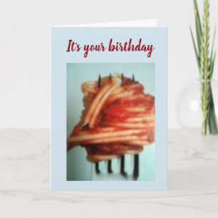 ****PASTA LOVER'S*** CUTE **ANNIVERSAIRE*** CARTE