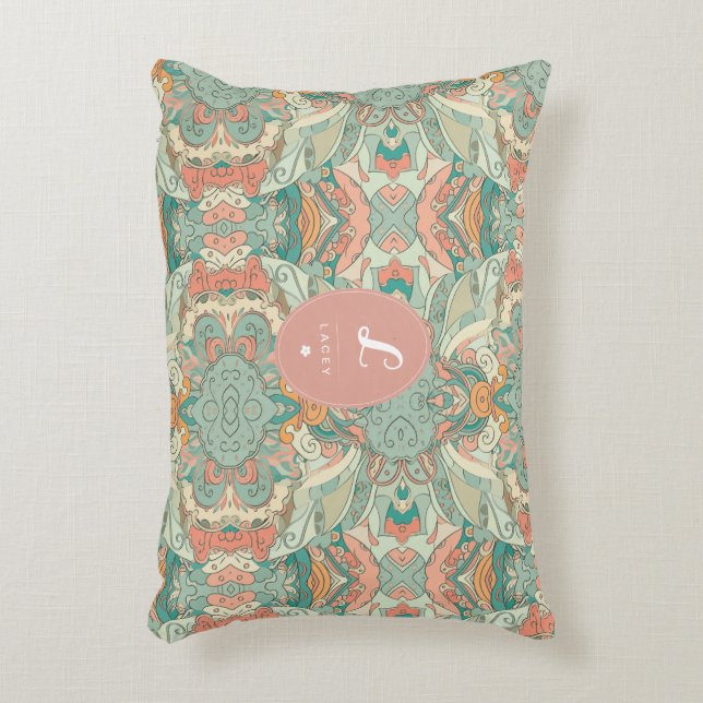 Pastel Abstrait Accent Coussin (Devant(Vertical))