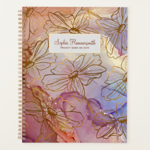 Pastel Abstrait et floral