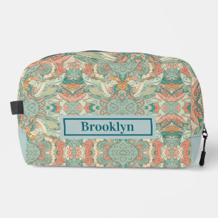 Pastel Abstrait Paisley Motif Sac de toilette
