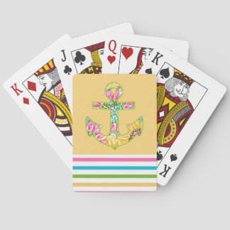 Pastel Ancre Cartes de jeu