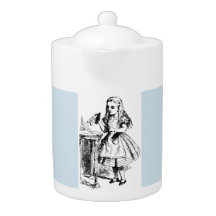 Pastel Blue Alice au pays des merveilles Boire moi