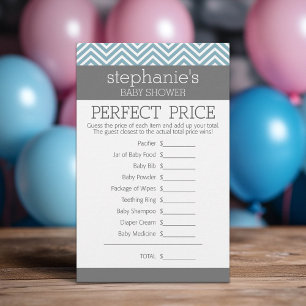 Pastel Blue Baby shower Jeu - Prix Parfait