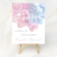 Pastel Blue Pink Fumée Genre Reveillez Affiche de