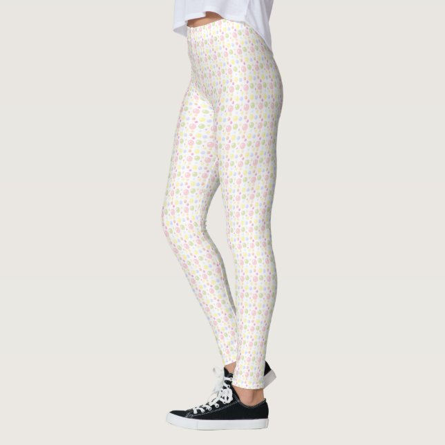 Pastel Bubble Design Leggings (Gauche)